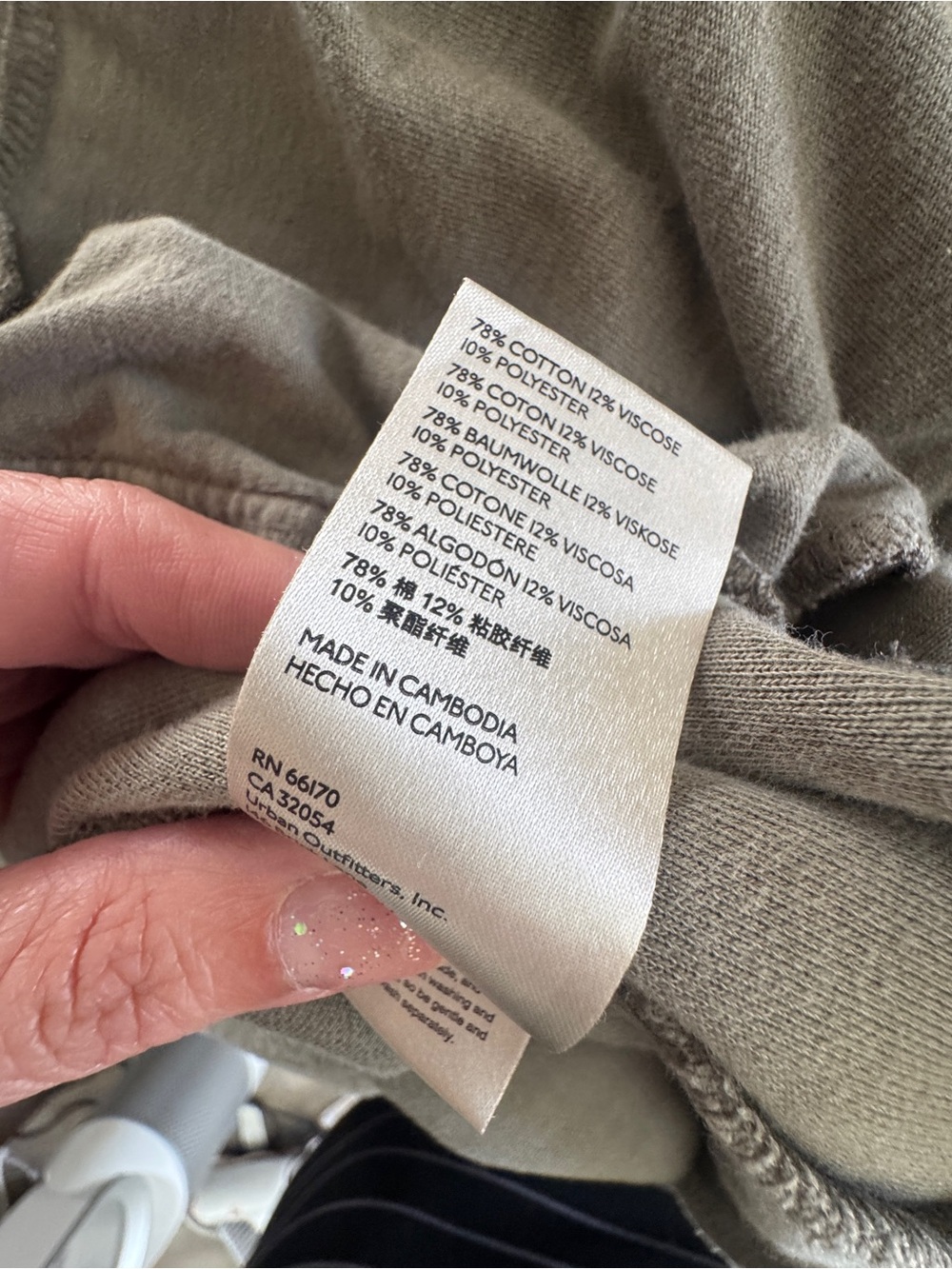 Free People x Revolve Ruby Distressed Teddy Jacket in Dirty Olive, XL - Picture 4 of 10
